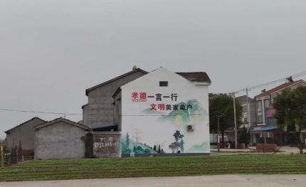 洪湖新农村墙绘
