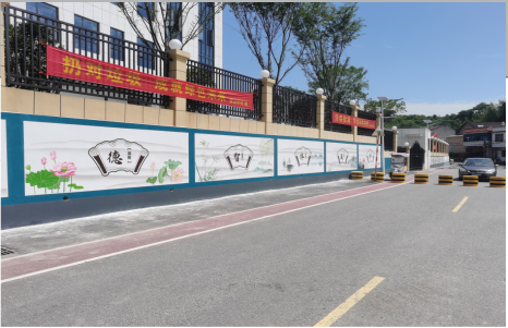 洪湖社会主义核心价值观墙体彩绘